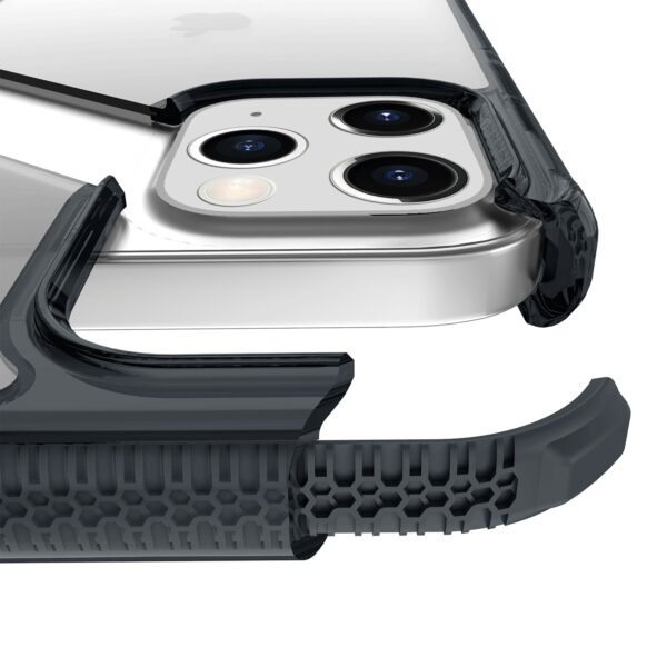 Itskins Level 3 Supremeclear For Apple Iphone 12/12 Pro Smoke/Transparent - Afbeelding 3