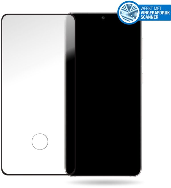 Mobilize Glass Screen Protector - Black Frame - Samsung Galaxy S21 5G