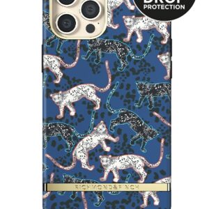 Richmond & Finch Freedom Series One-Piece Apple Iphone 12 Pro Max Blue Leopard