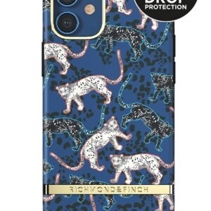 Richmond & Finch Freedom Series One-Piece Apple Iphone 12 Mini Blue Leopard