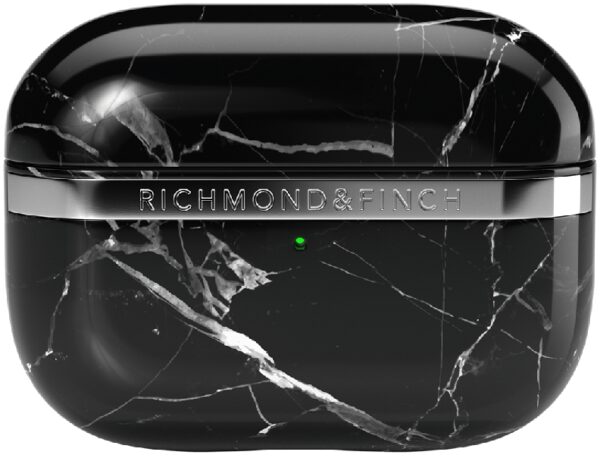 Richmond & Finch Freedom Series Apple Airpod Pro Black Marble/Silver - Afbeelding 2