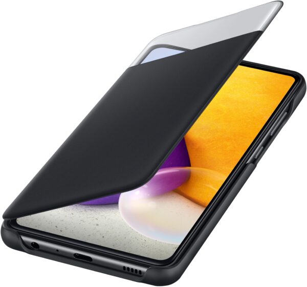 Samsung Ef-Ea725Pbegee Samsung Smart S View Cover Galaxy A72 4G Black - Afbeelding 4