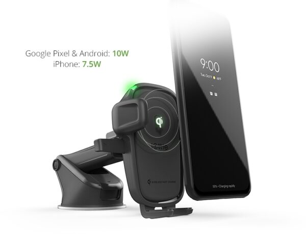 Iottie Easy One Touch Wireless 2 Dash/Windshield Mount 7.5W/10W Black - Afbeelding 6