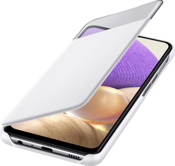 Samsung Ef-Ea325Pwegee Samsung Smart S View Cover Galaxy A32 White - Afbeelding 4