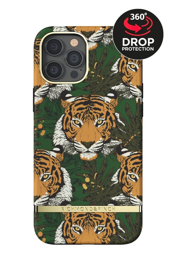 Richmond & Finch Freedom Series One-Piece Apple Iphone 12 Pro Max Green Tiger