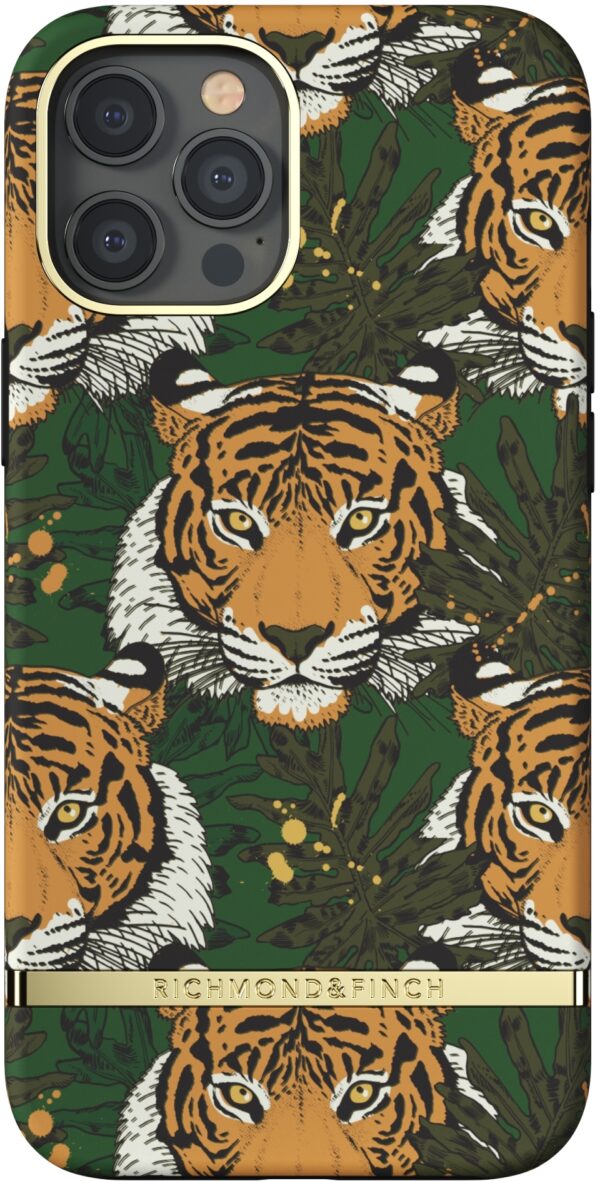 Richmond & Finch Freedom Series One-Piece Apple Iphone 12 Pro Max Green Tiger - Afbeelding 2