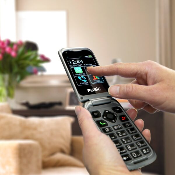Fysic F25 Fysic Sos Klap Gsm 4G Black - Afbeelding 11