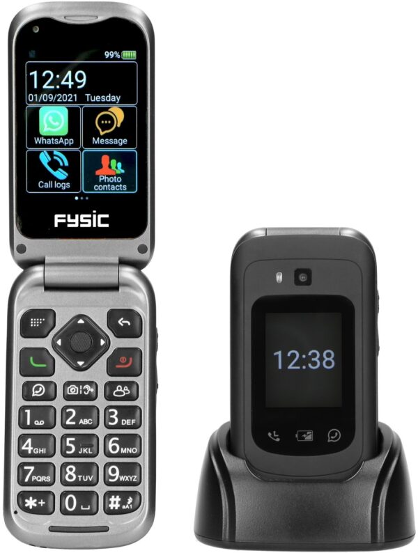 Fysic F25 Fysic Sos Klap Gsm 4G Black - Afbeelding 5