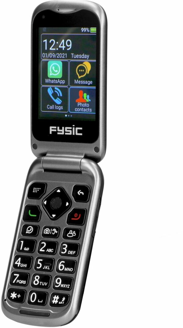 Fysic F25 Fysic Sos Klap Gsm 4G Black - Afbeelding 7