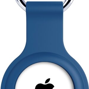 Xccess Silicon Airtag Keychain Lake Blue