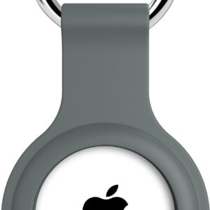 Xccess Silicon Airtag Keychain Advanced Ash