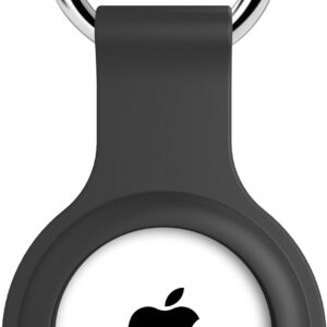 Xccess Silicon Airtag Keychain Black