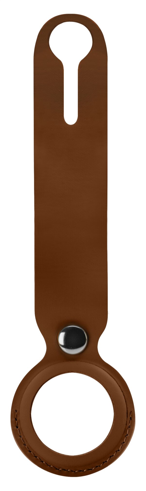 Xccess Pu Leather Airtag Loop Brown - Afbeelding 2