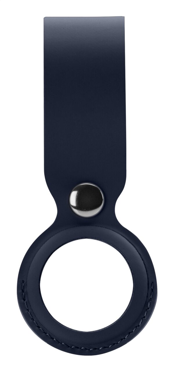 Xccess Pu Leather Airtag Loop Dark Blue