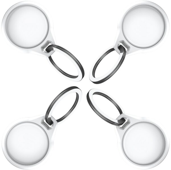 Itskins Level 2 Aircover Solid For Apple Airtag White (4-Pack) - Afbeelding 6