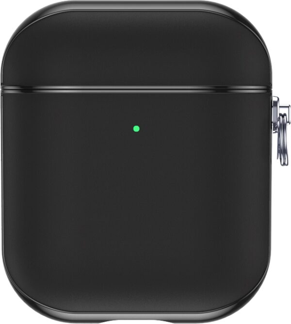 Valenta Leather Snap Case Apple Airpods Gen 1/2 Black