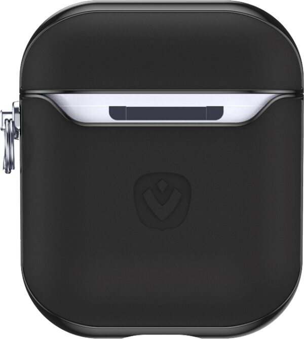 Valenta Leather Snap Case Apple Airpods Gen 1/2 Black - Afbeelding 2