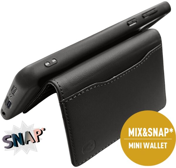 Valenta Leather Back Cover Snap Samsung Galaxy A42/A42 5G Black - Afbeelding 14