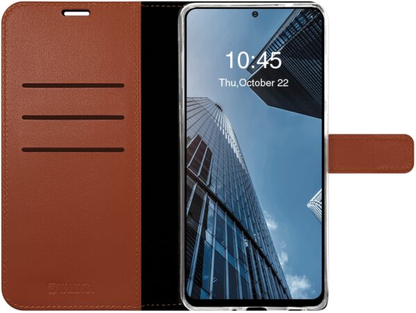Valenta Book Case Gel Skin Samsung Galaxy A72 4G Brown - Afbeelding 5