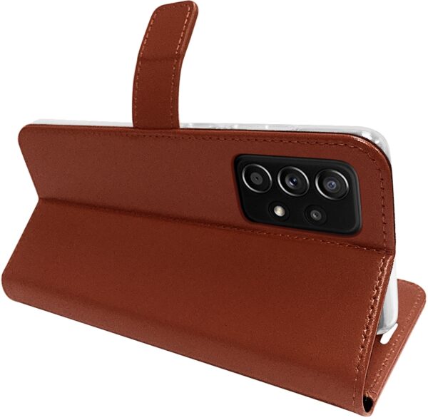 Valenta Book Case Gel Skin Samsung Galaxy A72 4G Brown - Afbeelding 6