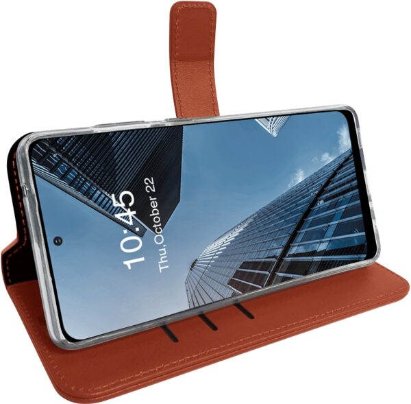 Valenta Book Case Gel Skin Samsung Galaxy A72 4G Brown - Afbeelding 7