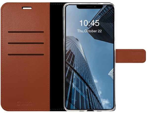 Valenta Book Case Gel Skin Apple Iphone 12 Mini Brown - Afbeelding 4