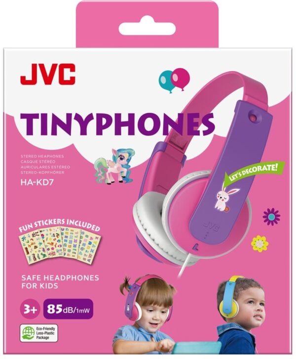 Jvc Ha-Kd7-Pne Jvc Kids Tinyphones Headphone Pink - Afbeelding 4