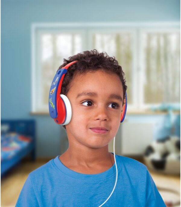 Jvc Ha-Kd7-Rne Jvc Kids Tinyphones Headphone Red/Blue - Afbeelding 2