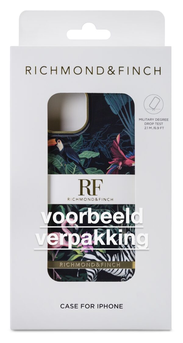 Richmond & Finch Freedom Series One-Piece Apple Iphone 13 Pro Max Emerald Zebra - Afbeelding 9