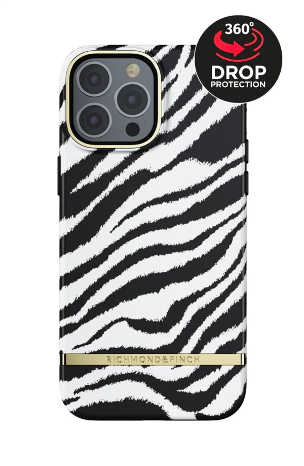 Richmond & Finch Freedom Series One-Piece Apple Iphone 13 Pro Max Zebra