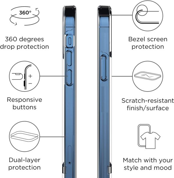 Richmond & Finch Clear Case Collection Apple Iphone 13 Pro Max Transparent/Silver - Afbeelding 7
