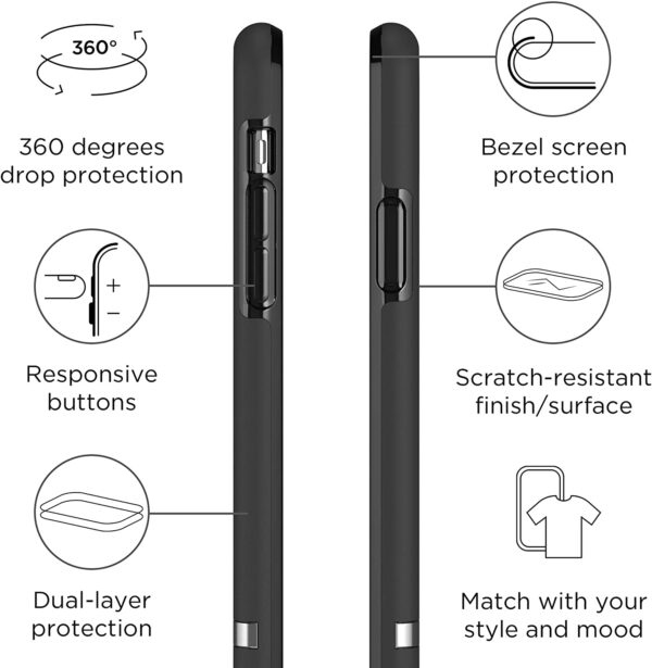 Richmond & Finch Freedom Series One-Piece Apple Iphone 13 Pro Black Out - Afbeelding 7
