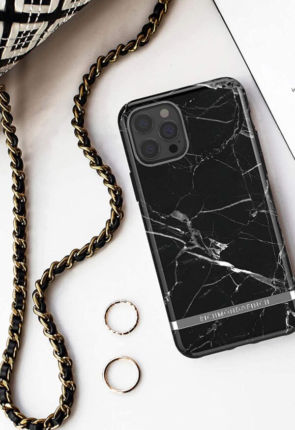 Richmond & Finch Freedom Series One-Piece Apple Iphone 13 Pro Black Marble - Afbeelding 10