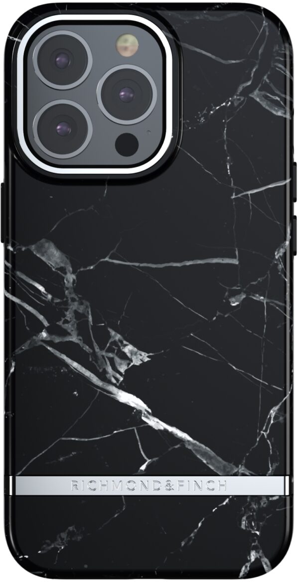 Richmond & Finch Freedom Series One-Piece Apple Iphone 13 Pro Black Marble - Afbeelding 2