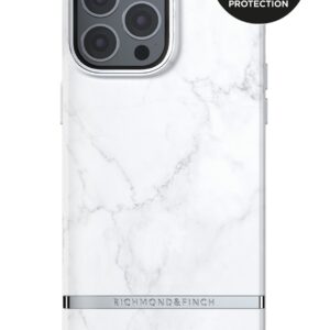 Richmond & Finch Freedom Series One-Piece Apple Iphone 13 Pro White Marble