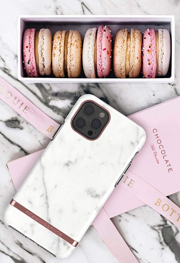 Richmond & Finch Freedom Series One-Piece Apple Iphone 13 Pro Max White Marble - Afbeelding 10