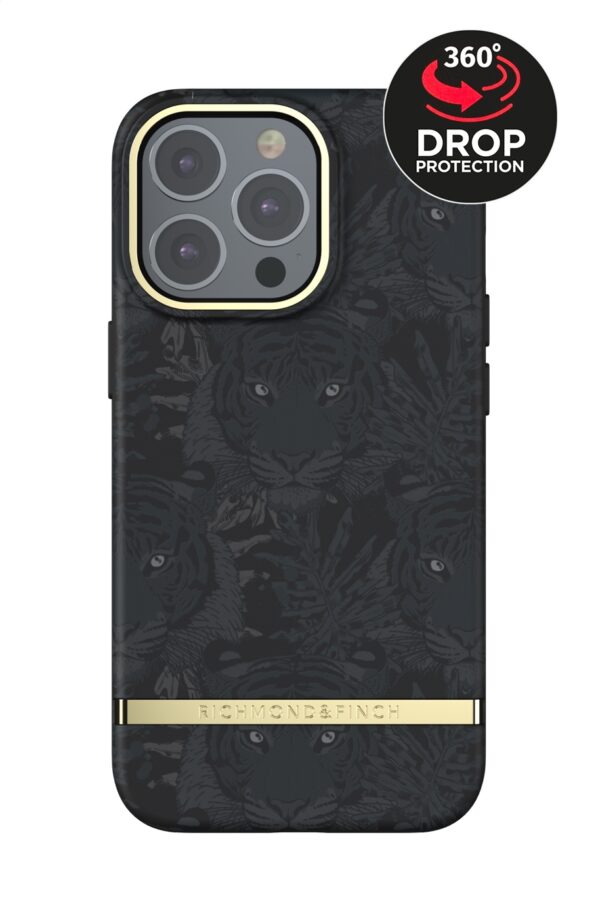 Richmond & Finch Freedom Series One-Piece Apple Iphone 13 Pro Black Tiger
