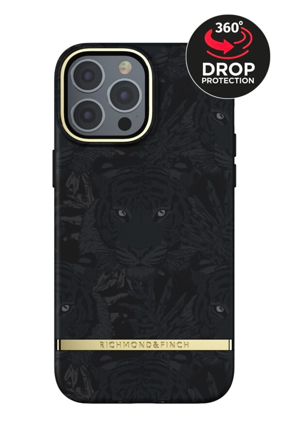 Richmond & Finch Freedom Series One-Piece Apple Iphone 13 Pro Max Black Tiger
