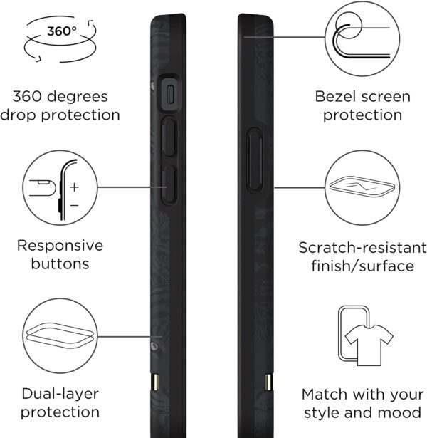 Richmond & Finch Freedom Series One-Piece Apple Iphone 13 Pro Max Black Tiger - Afbeelding 7