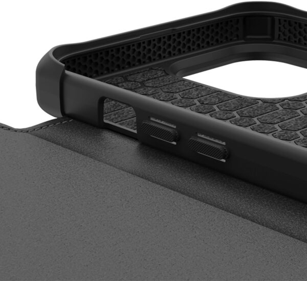 Itskins Level 2 Hybridfolio Leather For Apple Iphone 13 Pro Pure Black - Afbeelding 6