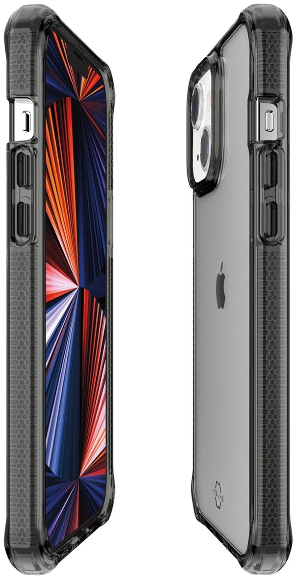 Itskins Level 3 Supremeclear For Apple Iphone 13 Mini Smoke/Transparent - Afbeelding 6