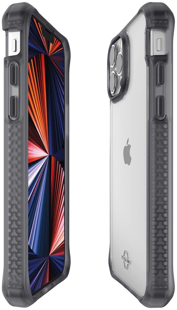 Itskins Level 2 Hybridfrost For Apple Iphone 13 Pro Max Transparent Black - Afbeelding 6
