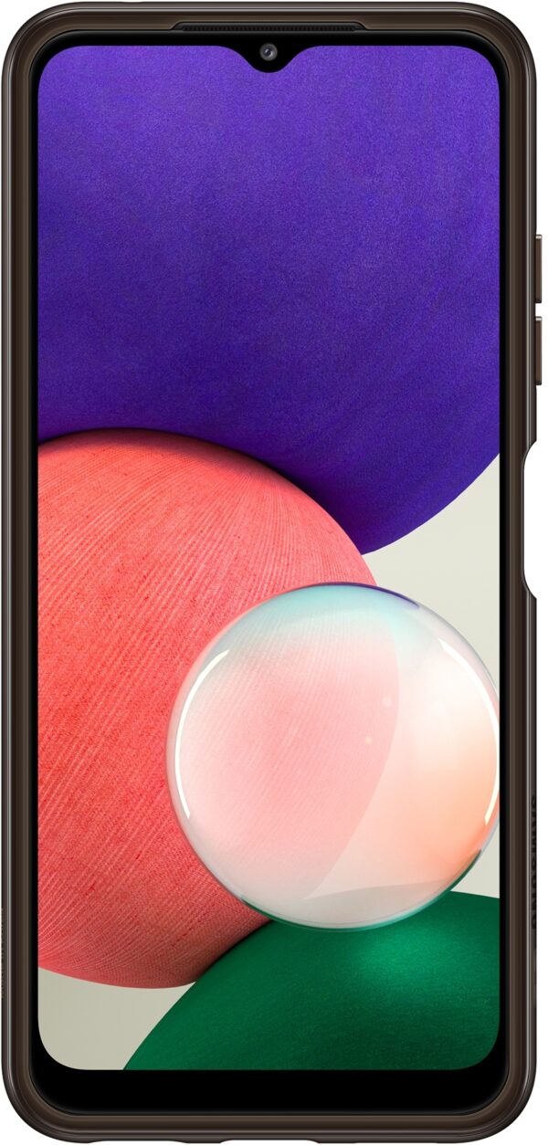 Samsung Ef-Qa226Tbegeu Samsung Soft Clear Cover Galaxy A22 5G Black - Afbeelding 2