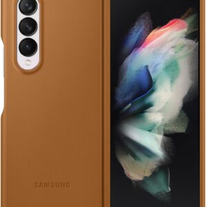 Samsung Ef-Vf926Laegww Samsung Leather Cover Galaxy Z Fold3 Camel