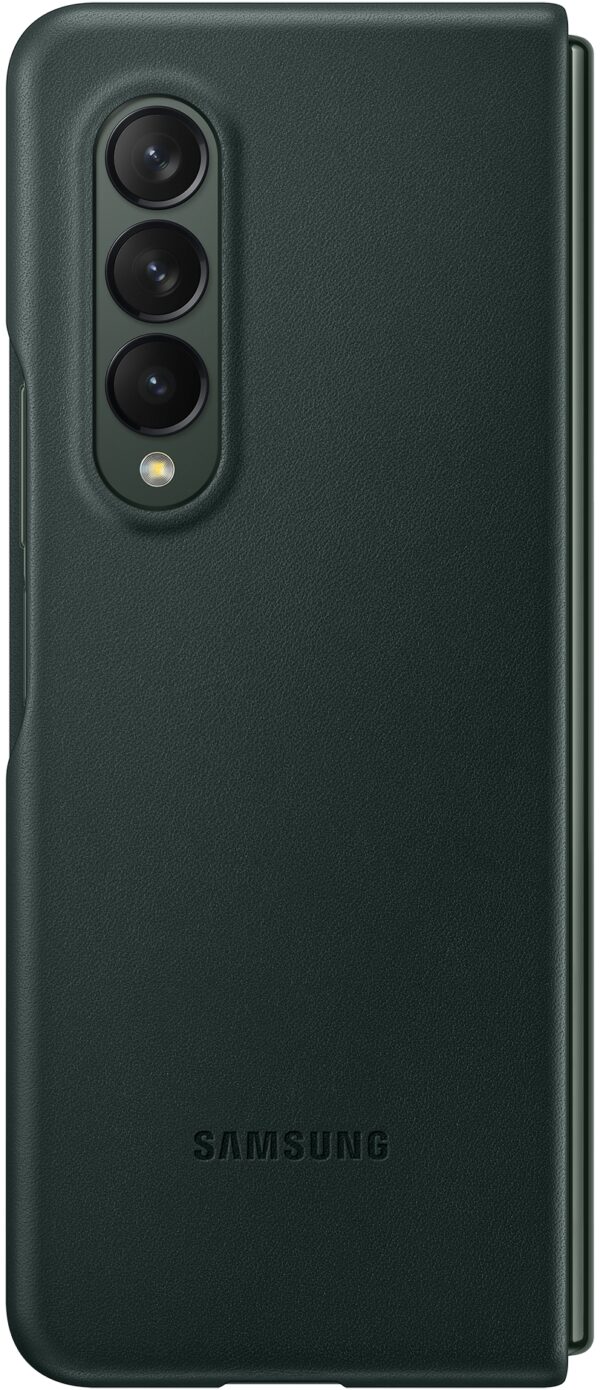 Samsung Ef-Vf926Lgegww Samsung Leather Cover Galaxy Z Fold3 Green - Afbeelding 5