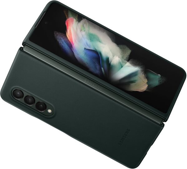 Samsung Ef-Vf926Lgegww Samsung Leather Cover Galaxy Z Fold3 Green - Afbeelding 8