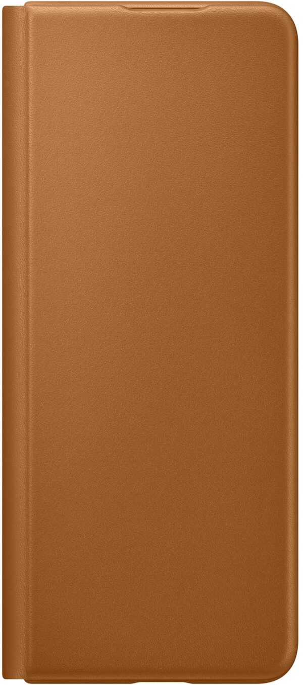 Samsung Ef-Ff926Laegww Samsung Leather Flip Cover Galaxy Z Fold3 Camel - Afbeelding 2