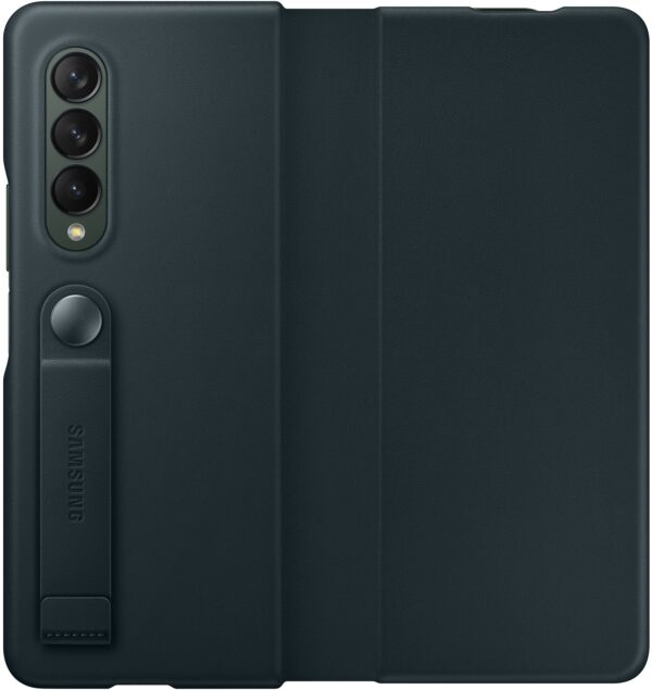 Samsung Ef-Ff926Lgegww Samsung Leather Flip Cover Galaxy Z Fold3 Green - Afbeelding 3
