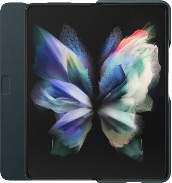 Samsung Ef-Ff926Lgegww Samsung Leather Flip Cover Galaxy Z Fold3 Green - Afbeelding 4
