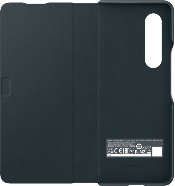Samsung Ef-Ff926Lgegww Samsung Leather Flip Cover Galaxy Z Fold3 Green - Afbeelding 5